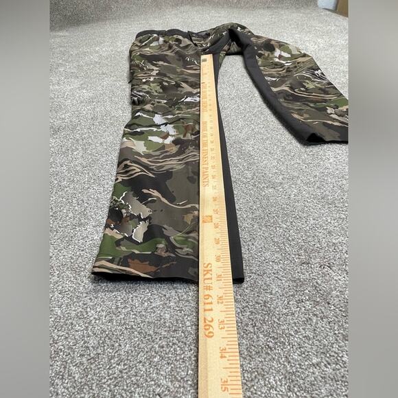 gorpcore Under Armour Storm Forest Camo Hunting Outdoors cargo Pants sz 8 hunter - Picture 14 of 14